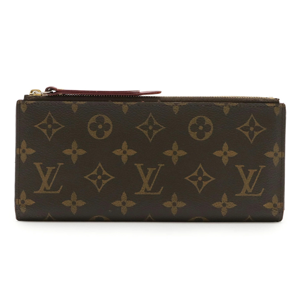 LOUIS VUITTON Monogram Portefeuille Adele Bi fold Long Wallet Fuschia Pink